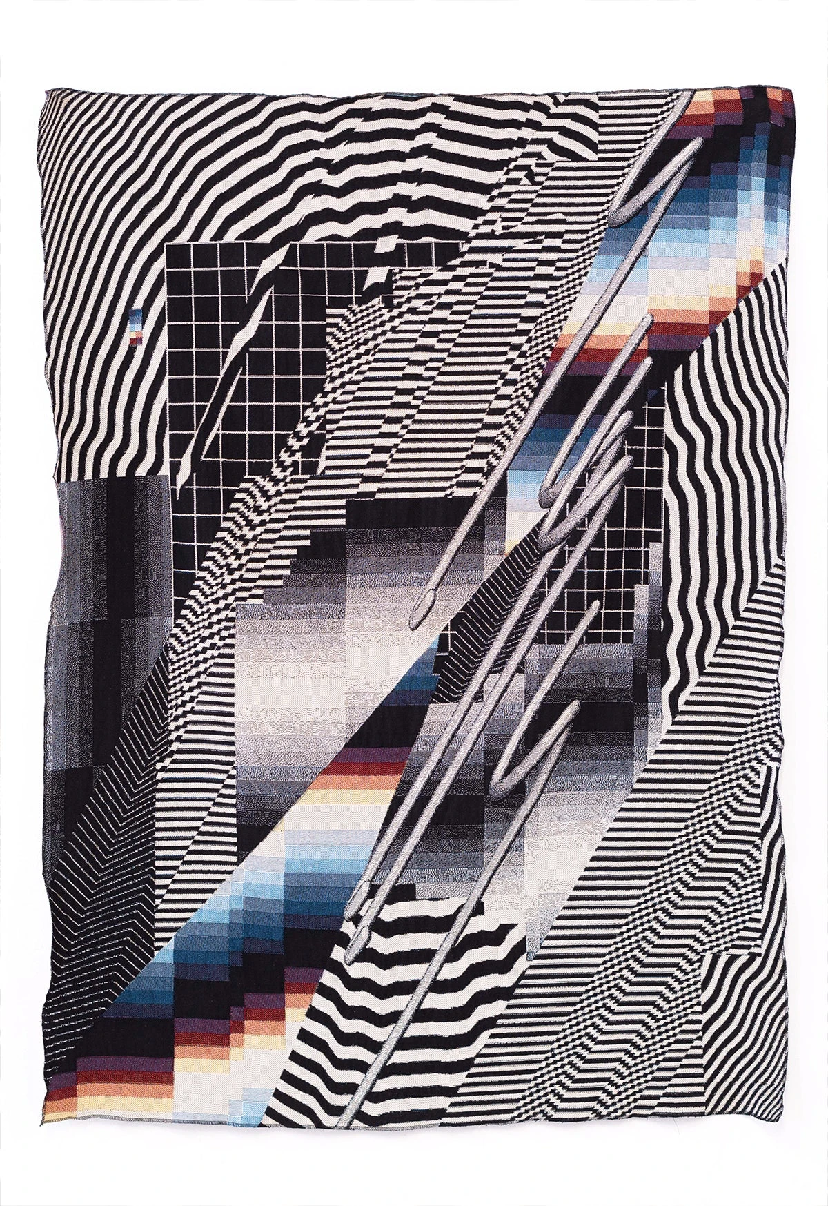 'OPTICHROMIE 137' Throw Blanket — 5
