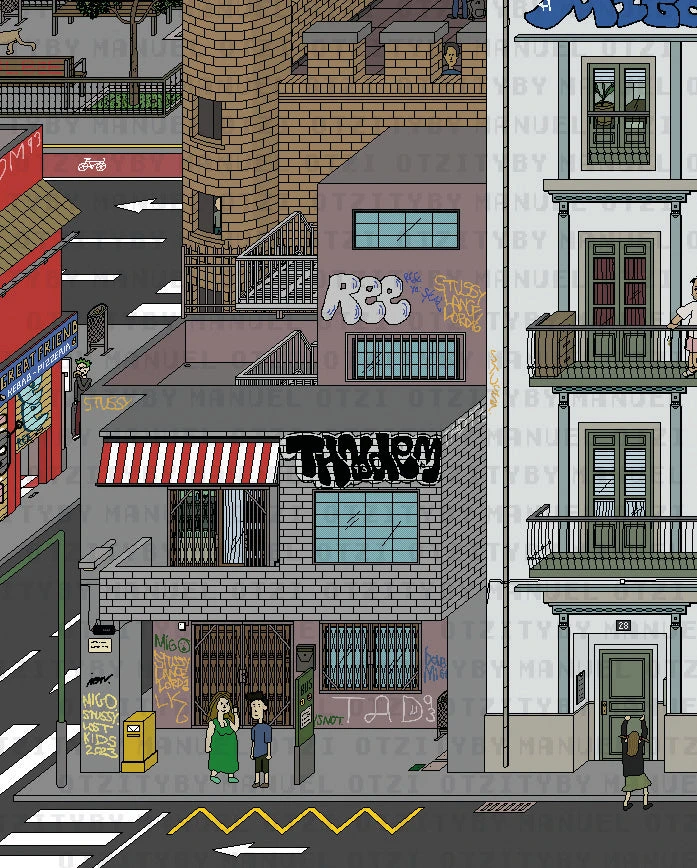 Otzity 2.0 Graffitied — 2
