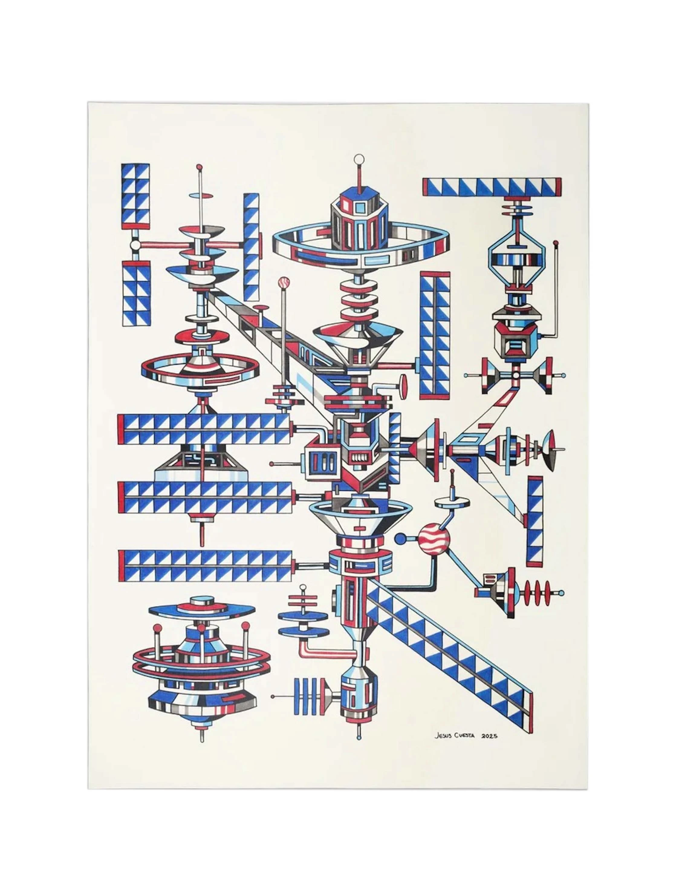 Satelite Print - Jesus Cuesta